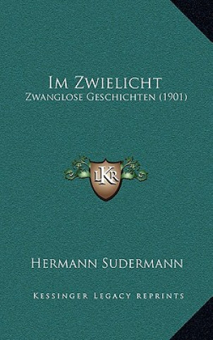 Książka Im Zwielicht: Zwanglose Geschichten (1901) Hermann Sudermann