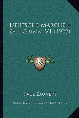 Carte Deutsche Marchen Seit Grimm V1 (1922) Paul Zaunert