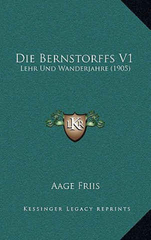 Kniha Die Bernstorffs V1: Lehr Und Wanderjahre (1905) Aage Friis