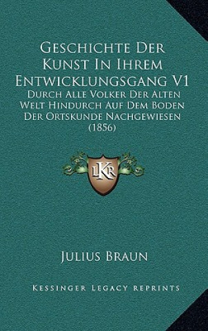 Könyv Geschichte Der Kunst In Ihrem Entwicklungsgang V1: Durch Alle Volker Der Alten Welt Hindurch Auf Dem Boden Der Ortskunde Nachgewiesen (1856) Julius Braun
