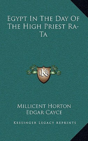 Kniha Egypt in the Day of the High Priest Ra-Ta Millicent Horton