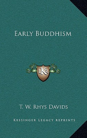 Buch Early Buddhism T. W. Rhys Davids