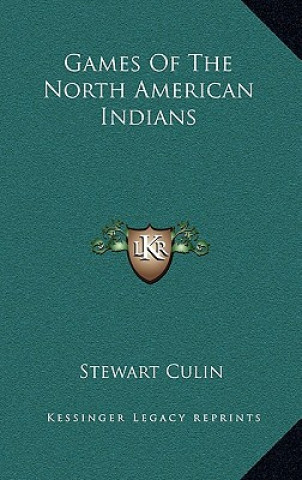 Carte Games Of The North American Indians Stewart Culin