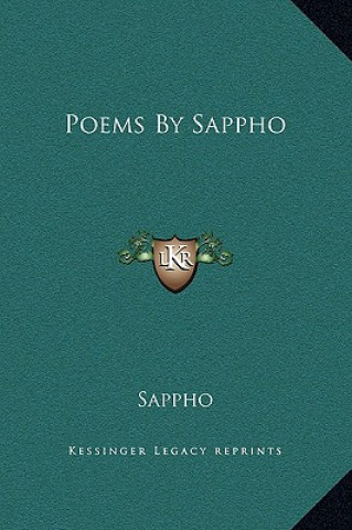 Kniha Poems By Sappho Sappho