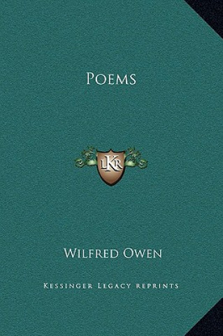 Kniha Poems Wilfred Owen