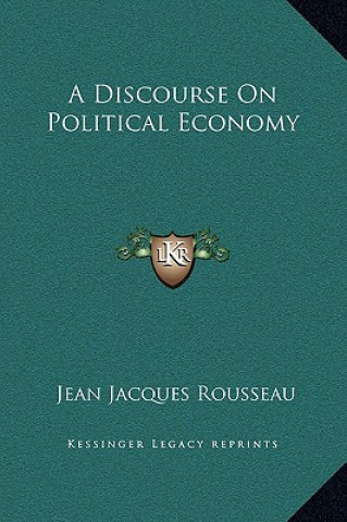 Könyv A Discourse On Political Economy Jean Jacques Rousseau