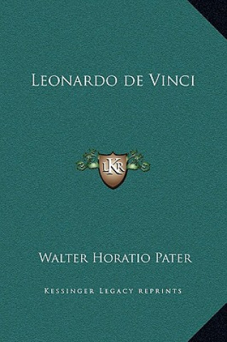 Libro Leonardo de Vinci Walter Horatio Pater