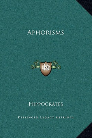 Könyv Aphorisms Hippocrates