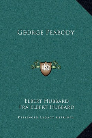Książka George Peabody Elbert Hubbard