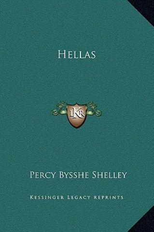 Könyv Hellas Percy Bysshe Shelley