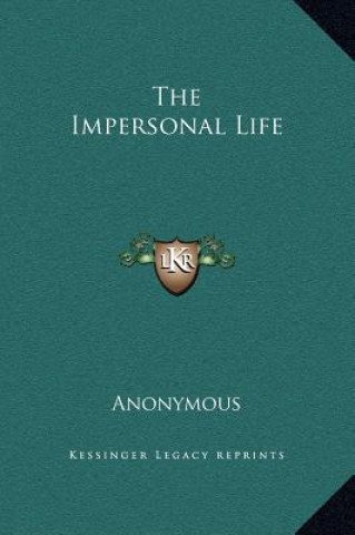 Book The Impersonal Life Anonymous