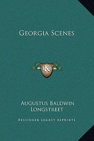 Carte Georgia Scenes Augustus Baldwin Longstreet