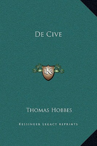 Książka de Cive Thomas Hobbes