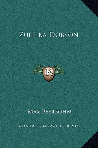 Libro Zuleika Dobson Max Beerbohm