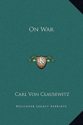 Książka On War Carl Von Clausewitz