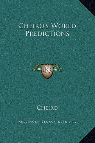 Könyv Cheiro's World Predictions Cheiro