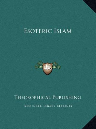 Book Esoteric Islam Theosophical Publishing