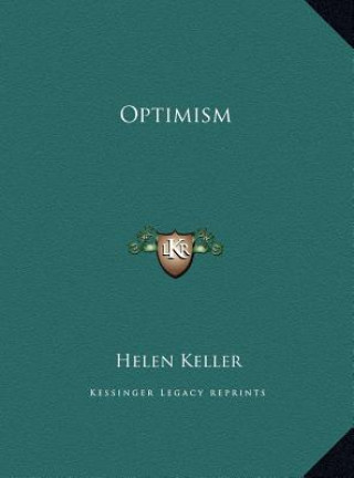 Книга Optimism Helen Keller