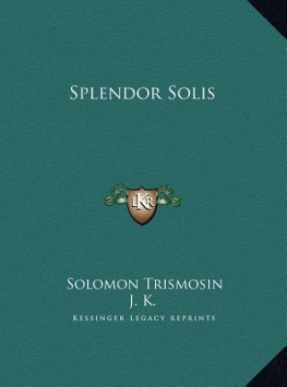 Carte Splendor Solis Solomon Trismosin