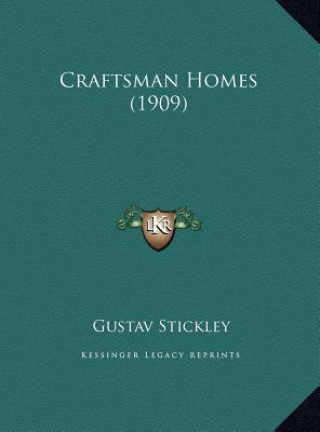 Boek Craftsman Homes (1909) Gustav Stickley