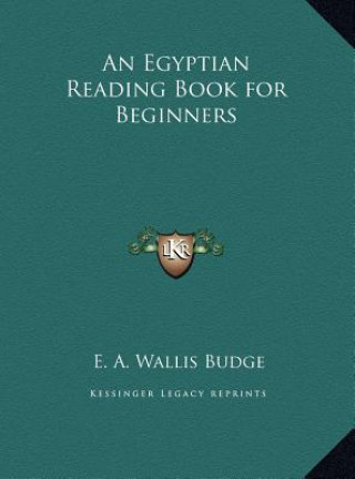 Knjiga An Egyptian Reading Book for Beginners E. A. Wallis Budge