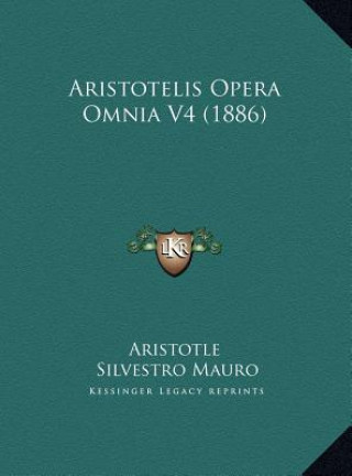 Buch Aristotelis Opera Omnia V4 (1886) Aristotle