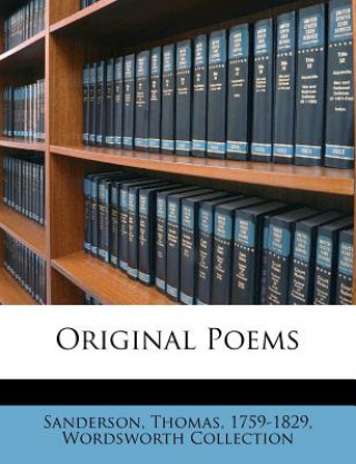 Buch Original Poems Sanderson Thomas 1759-1829