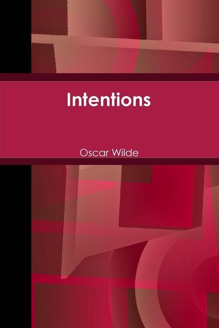 Knjiga Intentions Oscar Wilde