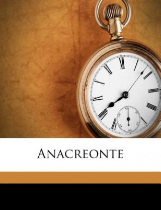 Βιβλίο Anacreonte Alessandro Marchetti
