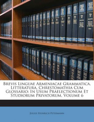 Książka Brevis Linguae Armeniacae Grammatica, Litteratura, Chrestomathia Cum Glossario: In Usum Praelectionum Et Studiorum Privatorum, Volume 6 Julius Heinrich Petermann