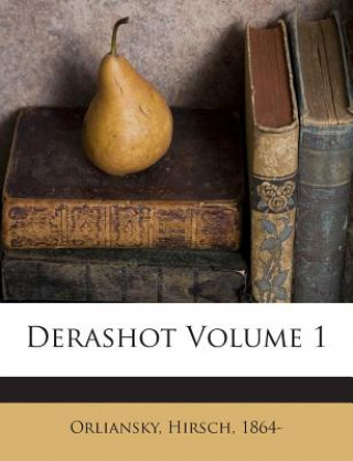 Libro Derashot Volume 1 Orliansky Hirsch 1864-