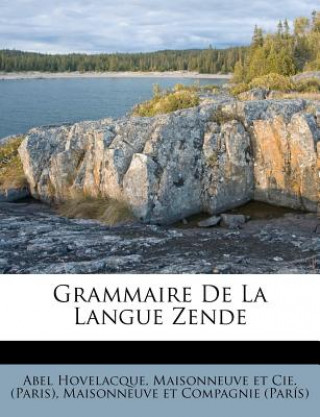 Carte Grammaire De La Langue Zende Abel Hovelacque