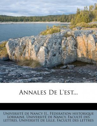 Buch Annales de L'Est... Universit De Nancy II