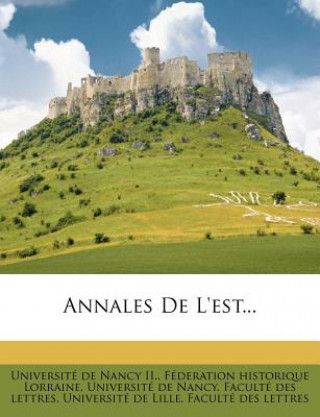 Kniha Annales de L'Est... Universit De Nancy II