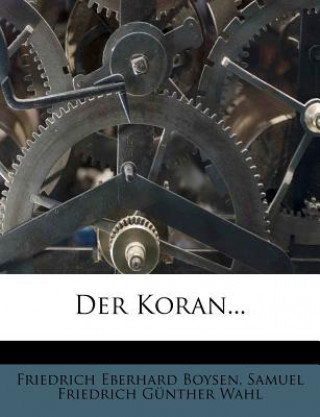 Livro Der Koran... Friedrich Eberhard Boysen