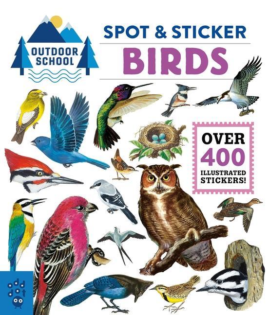 Carte Outdoor School: Spot & Sticker Birds Odd Dot