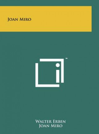 Книга Joan Miro Walter Erben