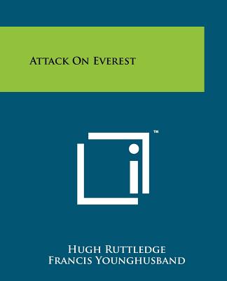 Kniha Attack on Everest Hugh Ruttledge