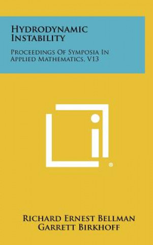 Könyv Hydrodynamic Instability: Proceedings of Symposia in Applied Mathematics, V13 Richard Ernest Bellman