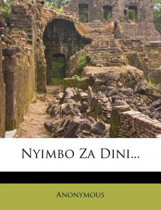 Kniha Nyimbo Za Dini... Anonymous