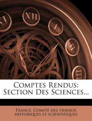 Knjiga Comptes Rendus: Section Des Sciences... France Comite Des Travaux Historiques