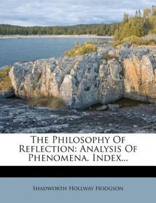 Kniha The Philosophy of Reflection: Analysis of Phenomena. Index... Shadworth Hollway Hodgson