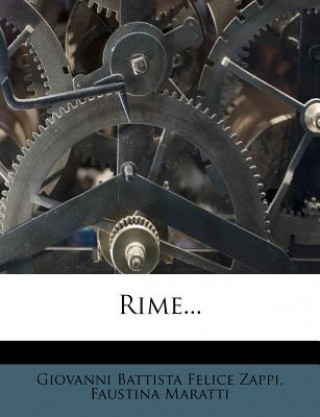 Libro Rime... Faustina Maratti