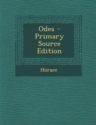 Carte Odes Horace