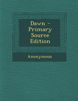 Libro Dawn Anonymous