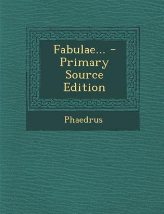 Boek Fabulae... Phaedrus