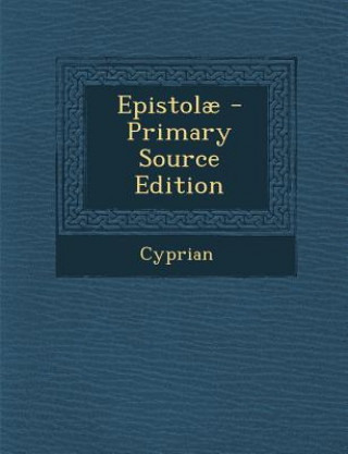 Book Epistolae Cyprian