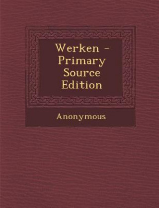 Buch Werken Anonymous