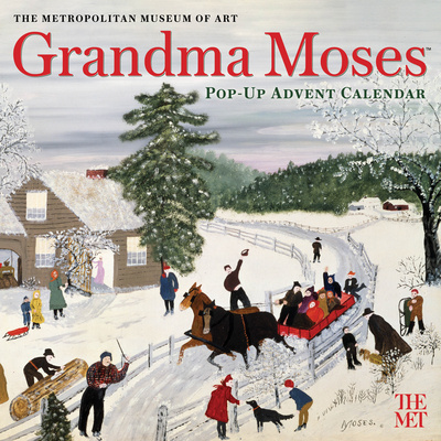 Naptár/Határidőnapló Grandma Moses Pop-up Advent Calendar Grandma Moses