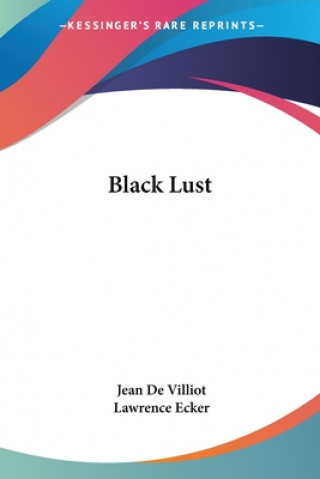 Libro Black Lust Jean de Villiot